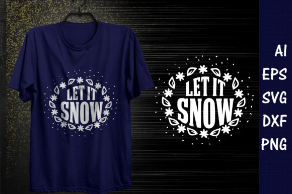 Christmas Quote SVG Design, Let It Snow Review