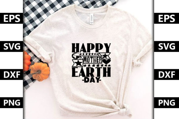 Earth Day Quote SVG Design, Happy Mother