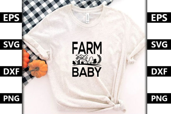 Farm House Quote SVG Design, Farm Baby – A Warm and Versatile Embroidery Asset