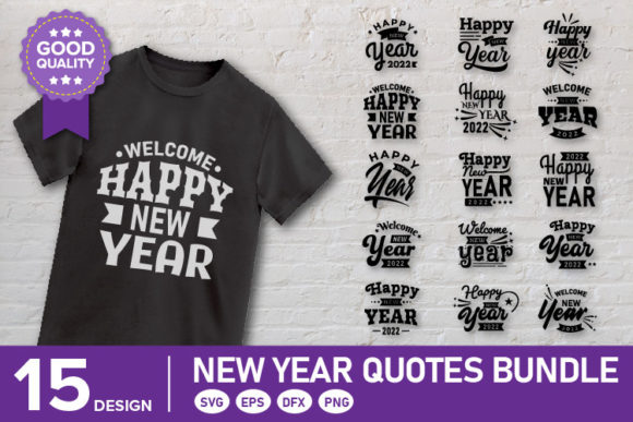Happy New Year Quote SVG Bundle Review for Real Embroidery Projects