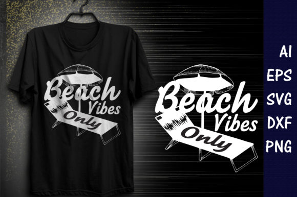 Summer Quote SVG Design, Beach Vibes on