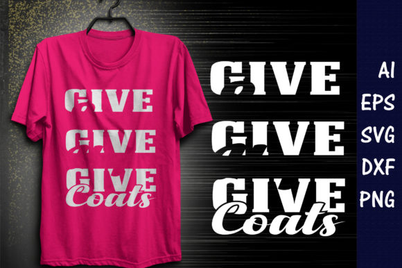 Winter Quote SVG Design, Give Love Give