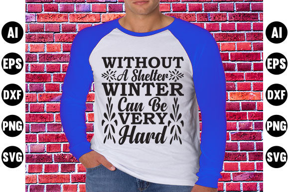Winter Quote SVG Design, Without a Shel